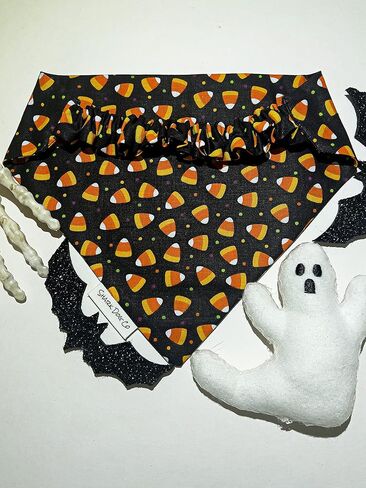 | حلوى الذرة | Slip-on ، Scrunchie Dog Bandana | لا ربط أو ذوي الياقات اللازمة | قابلة للغسل الماكينة (XL) in Kuwait