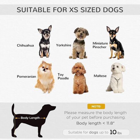 PawHut Dog Sofa, Pet Bed for Mini Dogs, Cat Dog Couch with Washable and Removable Cushion, Waterproof Cover, Gray in Saudi Arabia