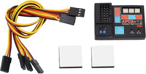 Walfront AFC3 3 Axes Gyro RC Fixed Wing Aircraft Controller for All RC Systems Full Time Controller with LED Display 4-6V DC in Saudi Arabia