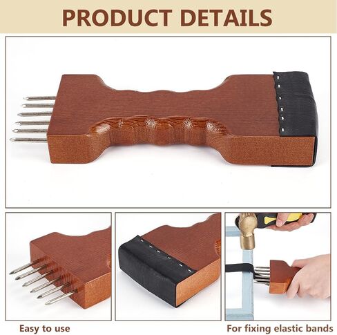 Benecreat Wood Handledbing Specter ، 8.6x3.1inch Professional Canvas Canvater Metal Canvas Plier لتمديد اللوحة الزيتية الفنية المشبك in Saudi Arabia