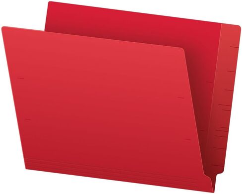 Pendaflex Color End Tab Bolders ، علامة تبويب كاملة ، حرف ، أحمر ، 100/مربع in Kuwait