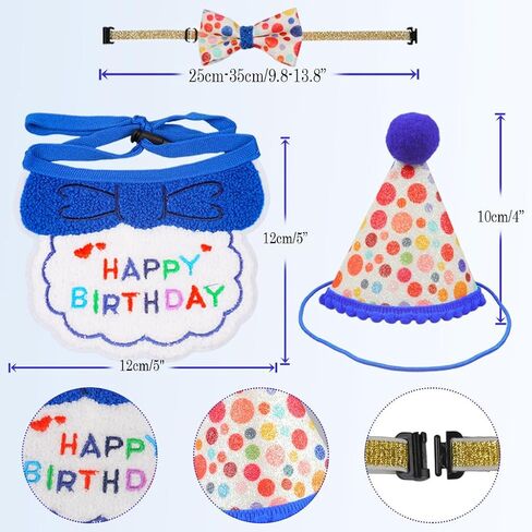 Cat Birthday Party Supplies, Girl Boy Cat Kitten Birthday Bandana Hat Numbers Decorations Outfits Set, Pink in Kuwait
