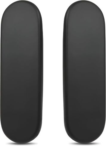1 Pair Arm Pads Caps Replacement for Herman Miller Sayl Office Chair, Fixed and Height-Adjustable Armrest, Black Vinyl in Saudi Arabia
