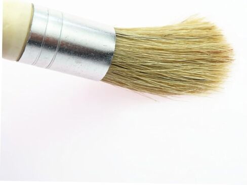 فرشاة استنسل مستديرة مع مقبض خشبي أداة طلاء صغيرة من الخشورات للفن الاكريليك للزيت لحرف DIY وللاستخدام الغذائي in Kuwait