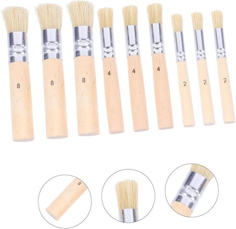 3SET WOODEN Stencil فرش لطلاء زيت الطلاء DIY الحرف الشعير in Saudi Arabia