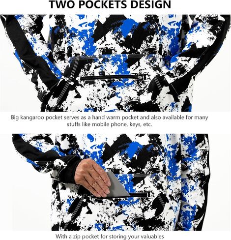 BASSDASH Men’s Hunting Fleece Hoodie Midweight Water Resistant Performance Camo Fishing Outdoor Pullover Sweatshirt FS29M in Saudi Arabia
