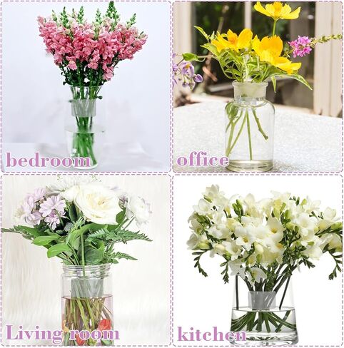 Andibro 4 PCS حامل الجذعية Ikebana الحلزوني ، حامل جذع حلزوني للأزهار DIY باقة Twister ترتيب ترتيب زهرة جولة زهرة منسبة الأدوات الثابتة in Kuwait