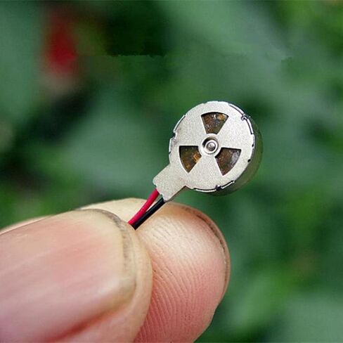 5PCS Brushless Vibration Motor DC 3V Flat Coin Button Type Micro Vibrating Motor for Smartwatch New in Saudi Arabia