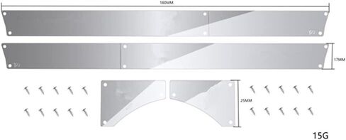 Anti-Scratch Plate Kit for TRAXXAS TRX4 Bronco 2021 1/10 RC Car Accessories RC Car Upgrade Parts Accessory New in Saudi Arabia
