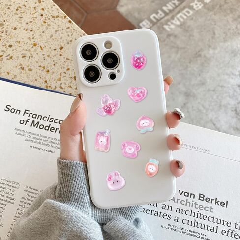 3D Cute Stickers Cartoon Pink Rabbit Puff Stickers Kawaii Mini Puffy 3D Reusable Tiny Patch for Scrapbooks Planner Journals Laptops Phone Case Decoration in Saudi Arabia