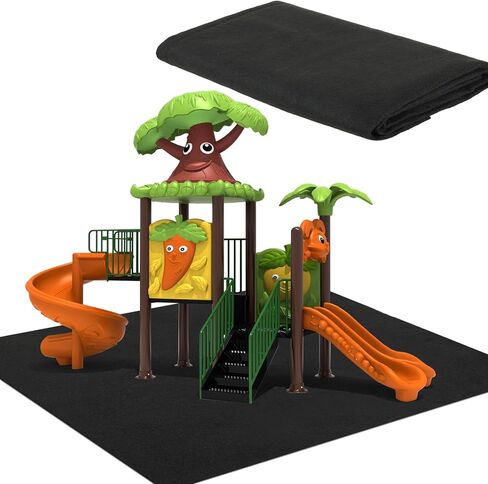 حصيرة منزلق المتسلق في الهواء الطلق ، 55 "× 70" مقاوم للماء ، سجادة حصيرة شريحة ماء مع سجادة تلعب في الفناء الخلفي غير الملب in Kuwait