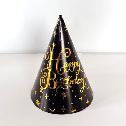 Fvumhlaoog 12-Pack Pre-Assembled Party Hats with Elastic Bands – No Assembly Needed, Fun Birthday Party Supplies, Wedding & Anniversary Decorations, Adult & Pet Photo Props in Kuwait