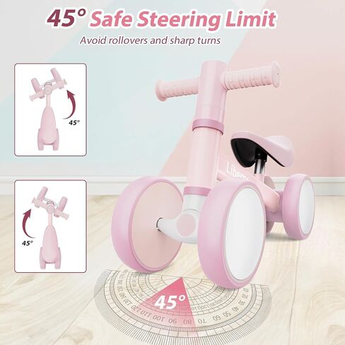 Biber Baby Balance Bike مع عجلات خفيفة عمرها 1 2 3 سنوات ، لا توجد دواسة 4 دراجة صمت عجلة صام in Kuwait