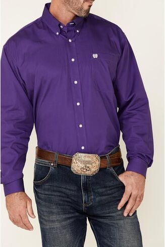 Cinch Men's C‌Inch Solid Gray Button Long Sleeve Shirt XXXL Grey XXX-Large in Saudi Arabia