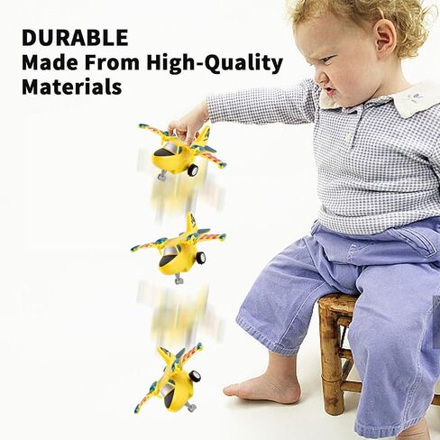 ألعاب الطائرات السحب للأولاد للأولاد للأطفال الصغار 3-5 حزمة متنوعة من طائرات الهليكوبتر المتساقطة الطائرات الطائرات الطائرات الطائرات للأطفال الصغار in Kuwait