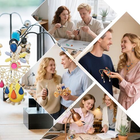 أداة صنع المجوهرات-الكفالة عالية الكربون من صنع الكربون مع كليترات قابلة للتعديل 2-9 مم ، وأداة حلقات الأسلاك المهنية للأقراط ، والخواتم وصياغة (تصميم متعدد الوظائف) كماشة المجوهرات in Kuwait