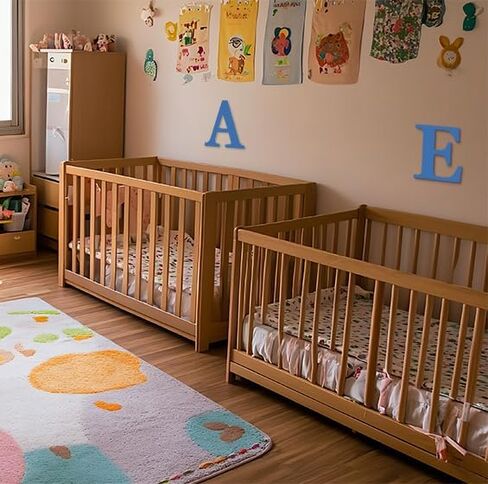Wooden Letters 12 Inch Large Paintable Wooden Letter for Wall Décor, Thick Wood Alphabet Letters E for DIY Crafts Unfinished Wood Cutout Sign for Nursery Birthday Wedding Party Home Decoration in Saudi Arabia