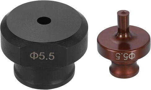 Harfington Hydraulic Hole Punch Die 16.5mm مستديرة حفرة 40CR الصلب مجموعة اللكم الكهربائية لآلة اللكم الكهربائية MHP-20 JP-20 ، Burgundy & Black in Saudi Arabia