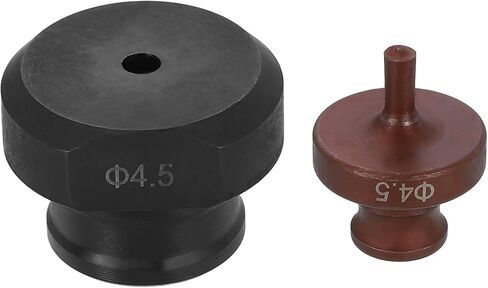 Harfington Hydraulic Hole Punch Die 16.5mm مستديرة حفرة 40CR الصلب مجموعة اللكم الكهربائية لآلة اللكم الكهربائية MHP-20 JP-20 ، Burgundy & Black in Kuwait