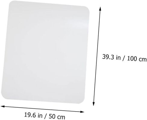jojofuny 1Pc PVC Floor Protector Non Slip Pad Multi Functional Chair Mat for Hard Floors Slip and Water Resistant Cutting for Tile and Laminate in Saudi Arabia