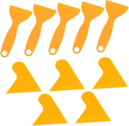 Zerodeko 10pcs مكشطة المثلث مكشفية متين Squeegee لفيلم السيارة تطبيق مطول اقتباسي لتركيب فيلم الفقاعة لمستلزمات السيارات وأدوات الصفيح in Saudi Arabia