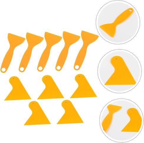 Zerodeko 10pcs مكشطة المثلث مكشفية متين Squeegee لفيلم السيارة تطبيق مطول اقتباسي لتركيب فيلم الفقاعة لمستلزمات السيارات وأدوات الصفيح in Saudi Arabia