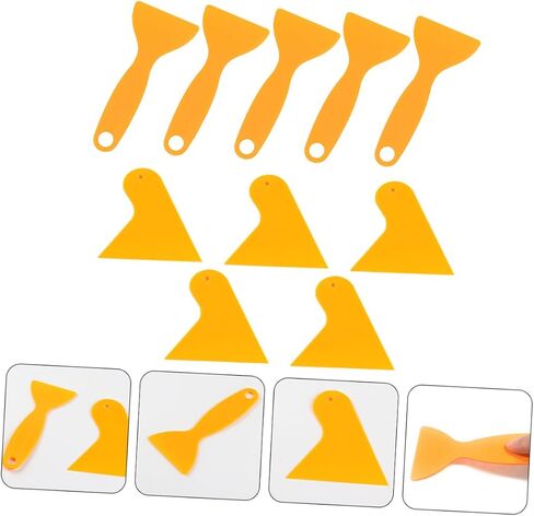 Zerodeko 10pcs مكشطة المثلث مكشفية متين Squeegee لفيلم السيارة تطبيق مطول اقتباسي لتركيب فيلم الفقاعة لمستلزمات السيارات وأدوات الصفيح in Saudi Arabia