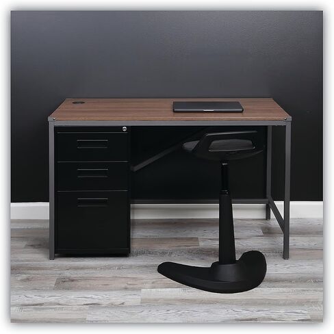 Alera Pabbfbl File Three-Drawer Metal Adfesal ، 14 7/8w x 19-1/8d x 27-3/4h ، Black in Saudi Arabia