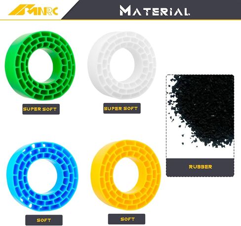 4pcs Soft 1.55 '' Silicone Rubber Foam foam for 95-97mm mman in Kuwait