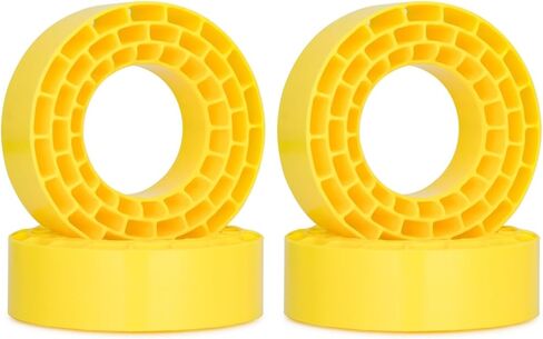 1.55" Silicone Rubber Insert Foam for 95-97mm Tires RC Crawler Car Upgrade (30A Silicone White) in Saudi Arabia