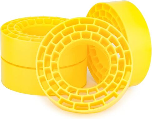 1.55" Silicone Rubber Insert Foam for 95-97mm Tires RC Crawler Car Upgrade (30A Silicone White) in Saudi Arabia