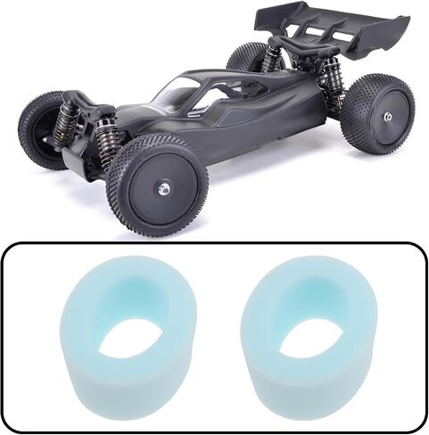 Create idea 4pcs Rear Buggy Foam Tire Inserts (Med) Replace SCHU6734 1/10 2.2" RC Comaptible with Schumacher in Saudi Arabia