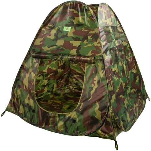 Military Pop Up Play Tent - Collapsible Army Indoor Outdoor Camouflage Playhouse Hunting Toy for Kids in Kuwait