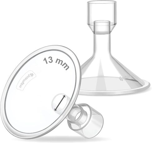 درع Maymom MyFit 17 مم (قطعتان)، لا يشتمل على موصل Maymom واسع الفم، متوافق مع ملحقات Spectra S2 Spectra S1 ليست أجزاء مضخة Spectra الأصلية Spectra Flange in Kuwait