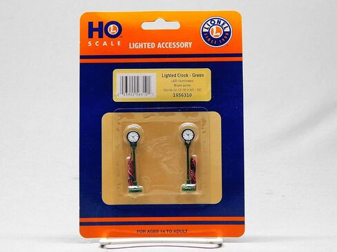 LIONELL HO Scale Illuminated Green Clock 2 Pack in Saudi Arabia