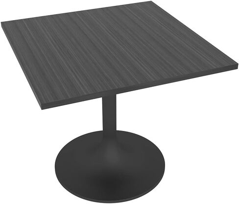 2 Person Square Office Table with Tulip Pedestal Base | Harmony Series Square Pedestal Meeting Table | Scratch-Resistant Laminate | White - 36" in Kuwait