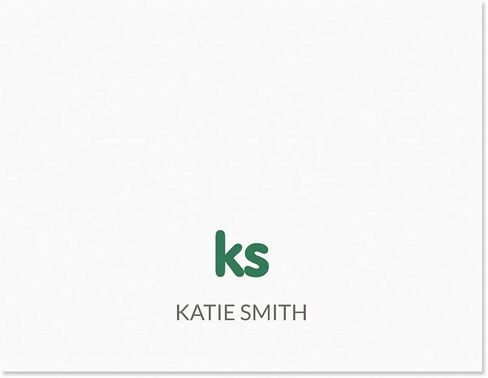 Elegant Personalized Note Card Set (3 color choices) - 24 Cards with White Envelopes, 4¼ x 5½ Inch Size, Blank Inside, Add a Name, For Thank You Notes, or Graduation Gifts in Saudi Arabia