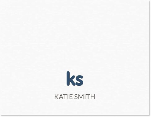 Elegant Personalized Note Card Set (3 color choices) - 24 Cards with White Envelopes, 4¼ x 5½ Inch Size, Blank Inside, Add a Name, For Thank You Notes, or Graduation Gifts in Saudi Arabia