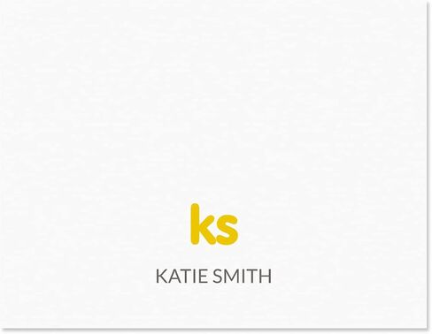 Elegant Personalized Note Card Set (3 color choices) - 24 Cards with White Envelopes, 4¼ x 5½ Inch Size, Blank Inside, Add a Name, For Thank You Notes, or Graduation Gifts in Saudi Arabia