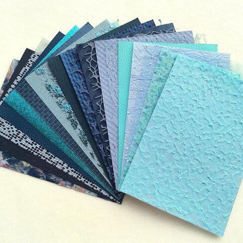 20 فريدة من نوعها A5 Scrapbook Paper و Mesh Mesh Paper ، ورق حرفي مصنوع يدويًا لخلاصات ، مستلزمات Junk Journal ، وصنع البطاقات ، و Decoupage ، و Collage & Gift. in Saudi Arabia