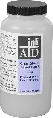Clear Gloss Type Type II Water Coating - Archival Archival Archival Inkjet Coating for Artists and Pants - Satin Finish for Paper ، Wood ، Metal ، Canvas ، Acrylic & More. in Saudi Arabia