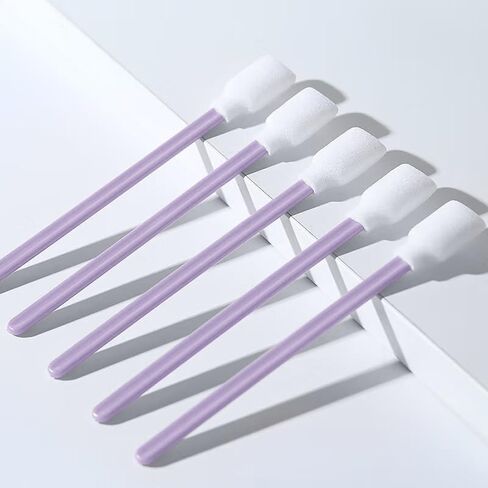 200 PCS Professional Foam Cleaning Swab Sticks for Lab, Dust-Free Cleaning Sponge Tip Swabs for Printer Heads, Scanners, Camera Lenses, Chip Hard Disk Industries, Optical Lenses and Optical Equipment in Kuwait