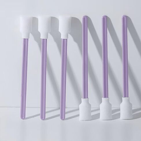 200 PCS Professional Foam Cleaning Swab Sticks for Lab, Dust-Free Cleaning Sponge Tip Swabs for Printer Heads, Scanners, Camera Lenses, Chip Hard Disk Industries, Optical Lenses and Optical Equipment in Kuwait