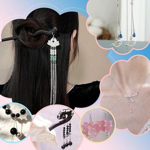 Ph Pandahall 925 دبابيس رأس الفضة الاسترليني ، 36pcs 3 أنماط: رأس الكرة ، رأس مسطح ، دبوس العين ؛ طول 30 ملم ، 22-24 مقياس ؛ مثالي لصنع المجوهرات in Saudi Arabia