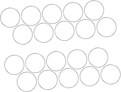 Housoutil 20pcs Metal Craft Hoops Dreamcatcher Rings for DIY Wall Hanging Macrame Projects and Home Decor Versatile and Frame in Saudi Arabia