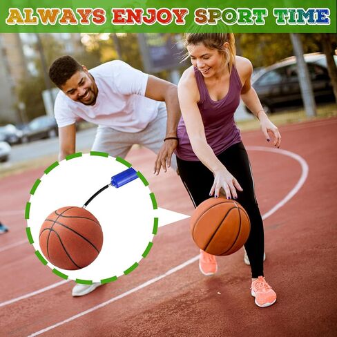 Jutom 200 Sets Portable Ball Pump Kit Include Needle Nozzle Extension Hose Hand Air Ball Pump Inflation Kit for Sports Ball Balloon Basketball Soccer Christmas Child Shoe Boxes Operation Christmas in Saudi Arabia