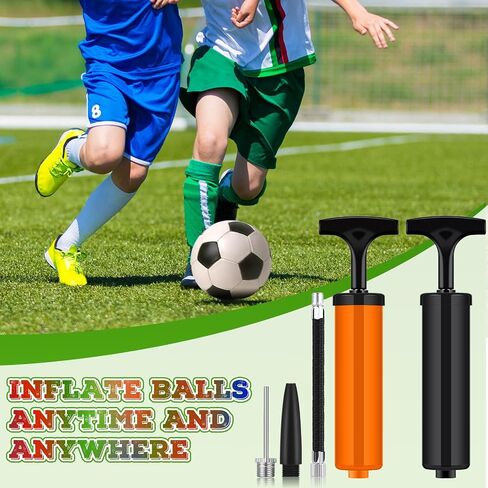 Jutom 200 Sets Portable Ball Pump Kit Include Needle Nozzle Extension Hose Hand Air Ball Pump Inflation Kit for Sports Ball Balloon Basketball Soccer Christmas Child Shoe Boxes Operation Christmas in Saudi Arabia