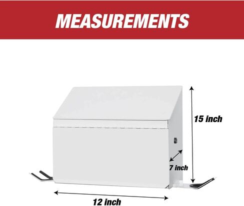 Magnetic Spray Booth Box White- Double Compartment Cabinet with Double Spray Paint Gun Holder, Spray Gun Holder, Spray Paint Storage Box Cabinet for The Interior of Spray Booth, Spray Gun Box- 1681 in Saudi Arabia