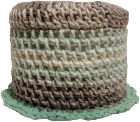Toilet Paper Cover Bathroom Tissue Beach Shell Multiple Colors Crochet Handmade in Saudi Arabia