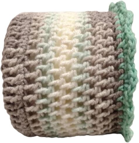 Toilet Paper Cover Bathroom Tissue Beach Shell Multiple Colors Crochet Handmade in Saudi Arabia